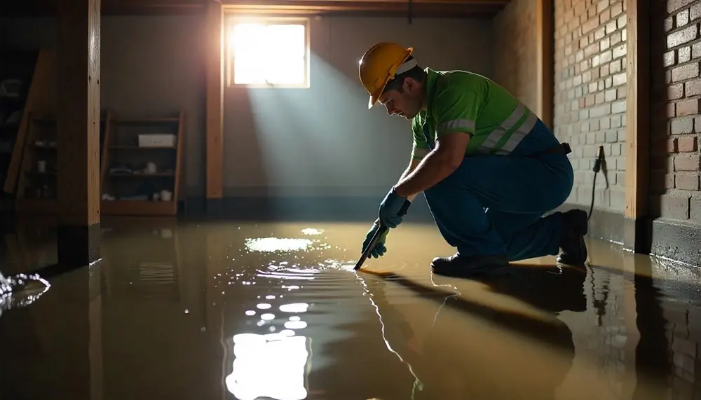 Professional water damage restoration services in Flora, MS